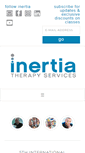 Mobile Screenshot of inertiatherapy.com